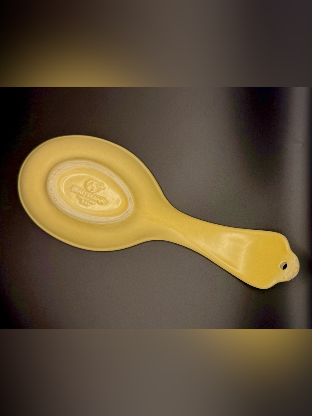Pfaltzgraff Spoon Rest in Beige with Floral Motif - Picture 2 of 3